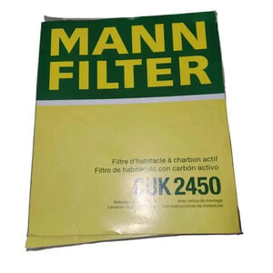 Premium Mann Filter CUK 2450 Cabin Air Filter for Audi Porsche - Activated Carbo